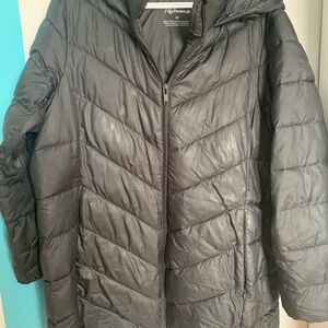 Reitmans Black Quilted Ski Jacket